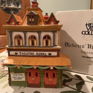 Theatre Royale. Dept 56, Dickens’ Village Series. Vintage, perfect condition!